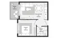 Wohnung 1 zimmer 43 m² Gazipasa, Türkei