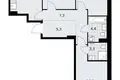 Apartamento 3 habitaciones 72 m² Kommunarka, Rusia