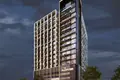 Complexe résidentiel New Hillmont Residences with a swimming pool and a shopping mall, JVC, Dubai, UAE