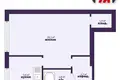 Wohnung 1 zimmer 32 m² Minsk, Belarus
