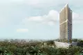 Residential complex New Cove Residence with swimming pools and a business center, Dubai Land, Dubai, UAE