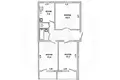 Appartement 3 chambres 63 m² Muchaviecki sielski Saviet, Bélarus