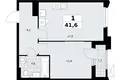Appartement 1 chambre 42 m² Troïtsk, Russie