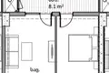 Mieszkanie 2 pokoi 60 m² Tbilisi, Gruzja