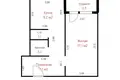 Mieszkanie 1 pokój 41 m² Kopishche, Białoruś