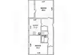 Appartement 2 chambres 69 m² Muchaviecki sielski Saviet, Bélarus