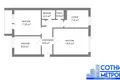 3 room apartment 53 m² Aliachnovicy, Belarus