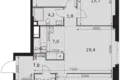 4 room apartment 91 m² Moscow, Russia