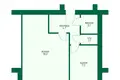 1 room apartment 34 m² Baranavichy, Belarus