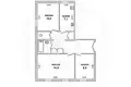 Wohnung 3 zimmer 56 m² Kobryn, Belarus