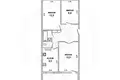 3 room apartment 61 m² Pruzhany, Belarus