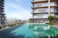 Kompleks mieszkalny New Starlight Residence with a swimming pool, lounge areas and a co-working space, Al Jaddaf, Dubai, UAE