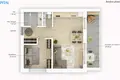 Wohnung 2 zimmer 46 m² Druscheniken, Litauen