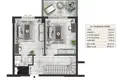 Apartamento 2 habitaciones 45 m² Gazipasa, Turquía