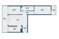 2 bedroom apartment 47 m² Warsaw, Poland