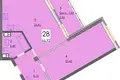 Квартира 2 комнаты 67 м² Минск, Беларусь
