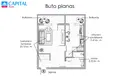 Apartamento 1 habitación 36 m² Vilna, Lituania