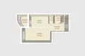 Apartamento 1 habitación 43 m² Minsk, Belarús
