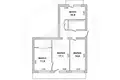 Mieszkanie 3 pokoi 71 m² Brześć, Białoruś