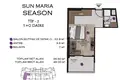 Mieszkanie 2 pokoi 47 m² Mezitli, Turcja