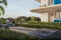 Complejo residencial New residence Samana Lake Views with swimming pools and lounge areas close to a highway, Production City, Dubai, UAE