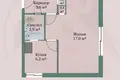 Квартира 1 комната 30 м² Негорелое, Беларусь