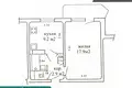 Квартира 1 комната 35 м² Минск, Беларусь