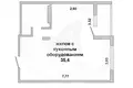 Квартира 1 комната 41 м² Мухавецкий сельский Совет, Беларусь