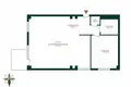 2 room apartment 60 m² in Warsaw, Poland