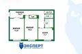 2 room apartment 55 m² Minsk, Belarus