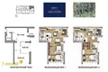 3 room apartment 56 m² Minsk, Belarus