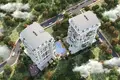 Mieszkanie 2 pokoi 68 m² Alanya, Turcja