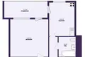 Appartement 2 chambres 39 m² Minsk, Bélarus