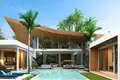 Kompleks mieszkalny New residential complex of villas with swimming pools and a shared fitness center in Phuket, Thailand