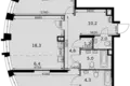 Appartement 3 chambres 87 m² Moscou, Russie