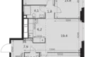 4 room apartment 90 m² Moscow, Russia
