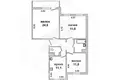 3 room apartment 81 m² Brest, Belarus