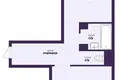 Apartamento 1 habitación 42 m² Saligorsk, Belarús