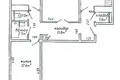 3 room apartment 64 m² Minsk, Belarus