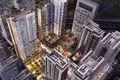 Wohnkomplex New residence Avenue Park Towers with swimming pools and a park close to a metro station and the international airport, Wasl 1, Dubai, UAE