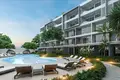 Complexe résidentiel New residence with swimming pools and gardens at 250 meters from the coast, 10 minutes walk from the international school, Phuket, Thailand