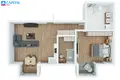 3 room apartment 73 m² Vilnius, Lithuania