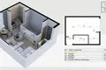 Apartamento 1 habitacion 31 m² Budva, Montenegro