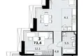 Квартира 3 комнаты 73 м² район Коммунарка, Россия