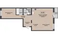 Wohnung 3 zimmer 59 m² Kalodziscanski sielski Saviet, Belarus