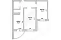 2 room apartment 57 m² Kamyanyets, Belarus