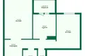 2 room apartment 54 m² Lida, Belarus