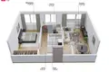 2 room apartment 44 m² Kedainiai, Lithuania
