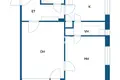 Mieszkanie 2 pokoi 56 m² Helsinki sub region, Finlandia
