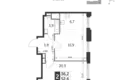 Квартира 2 комнаты 54 м² Северный административный округ, Россия